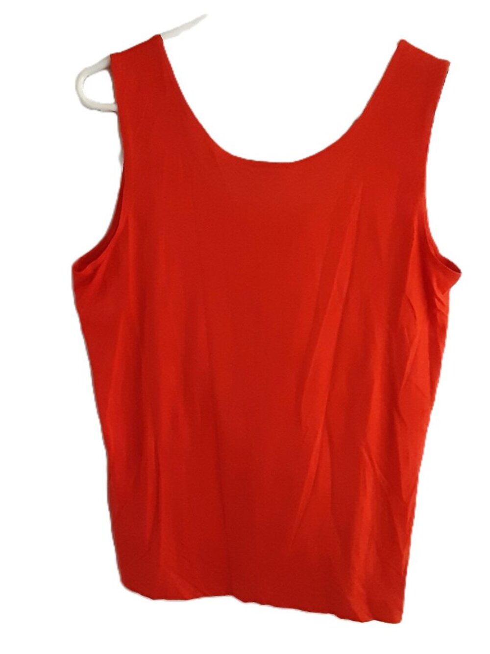 Chico's Size 2 (LARGE) Tank Top Pullover Business Casual Nylon Blend Orange - Picture 6 of 6
